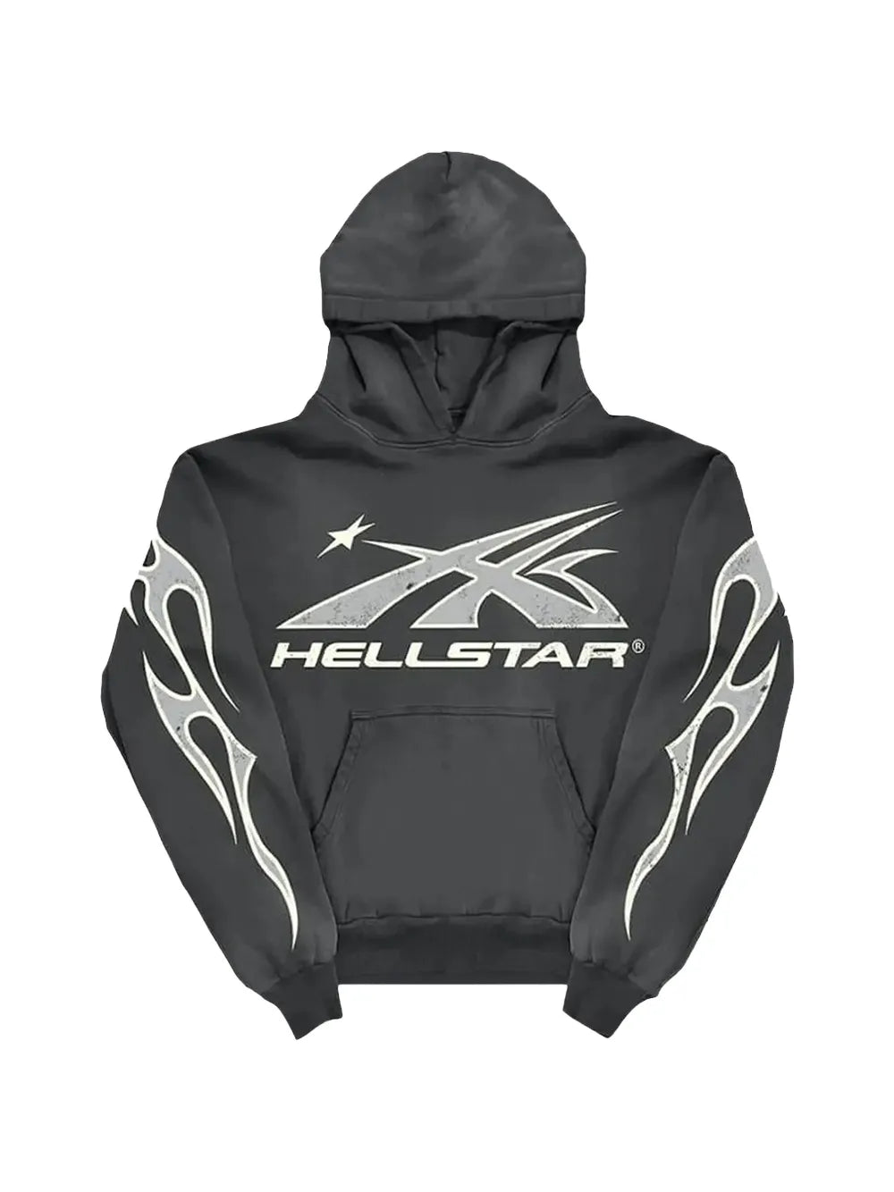 Hellstar flame-print hoodie