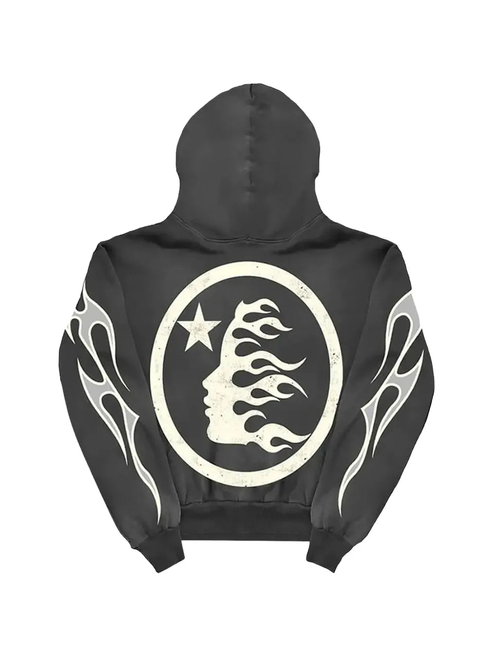 Hellstar flame-print hoodie