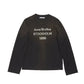 Acne Studios Logo cotton-blend jersey Long Sleeve shirt