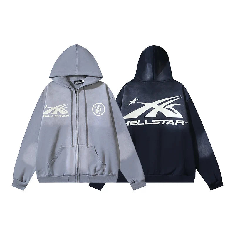 HELLSTAR Zip Up Hoodie HStar