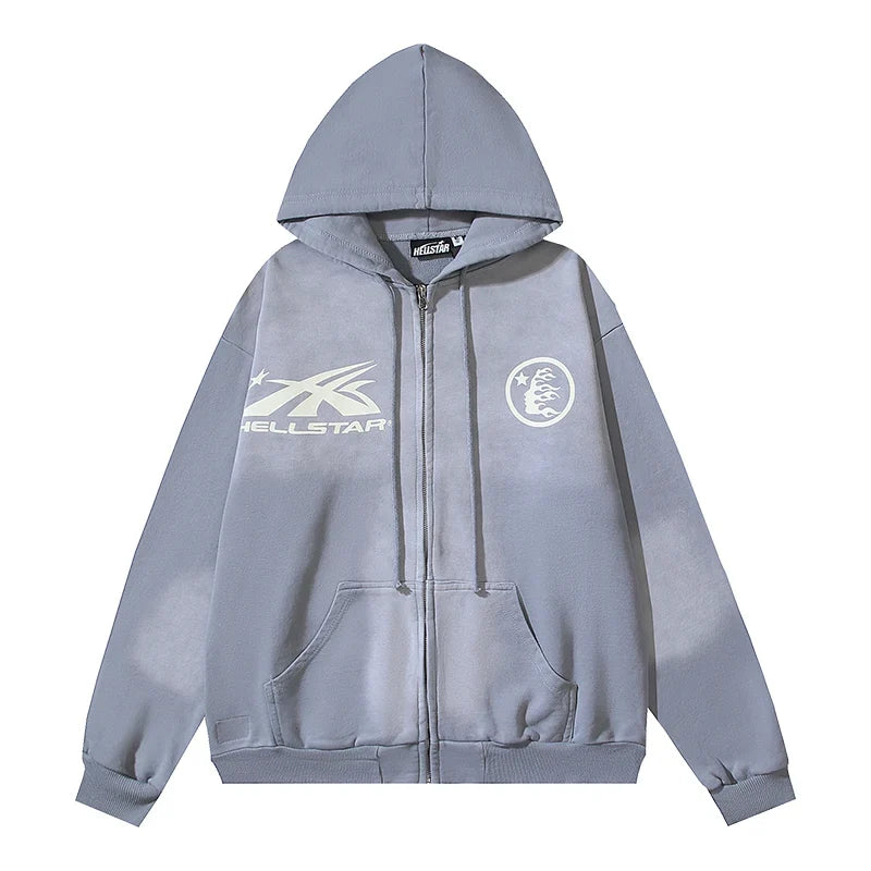 HELLSTAR Zip Up Hoodie HStar