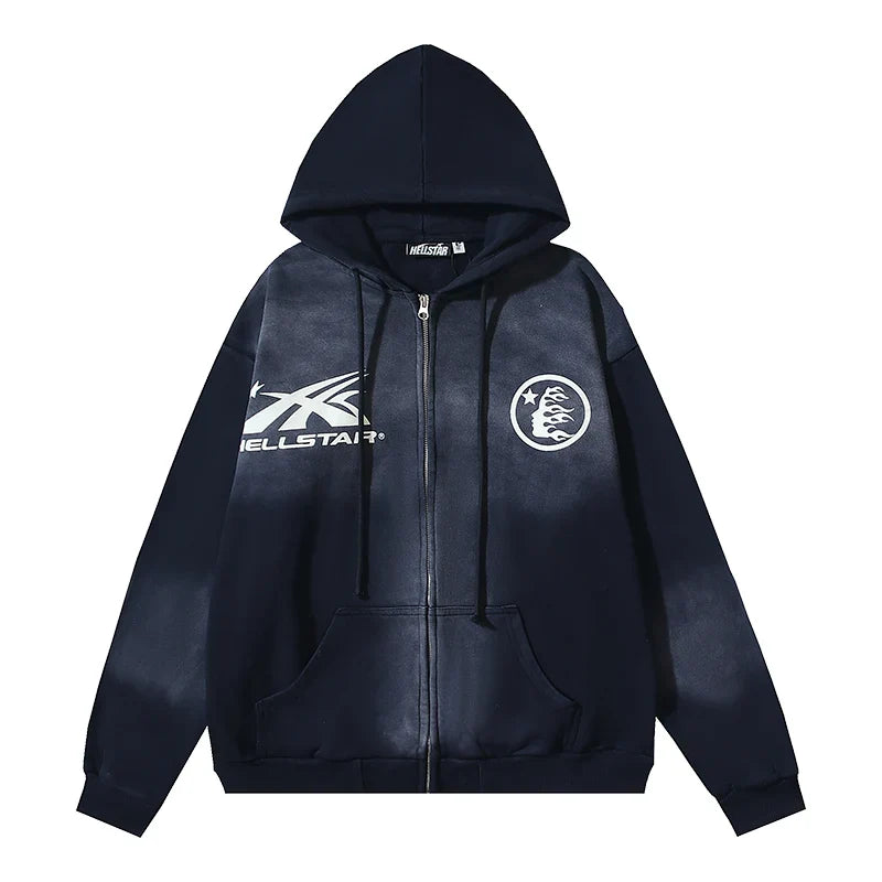 HELLSTAR Zip Up Hoodie HStar